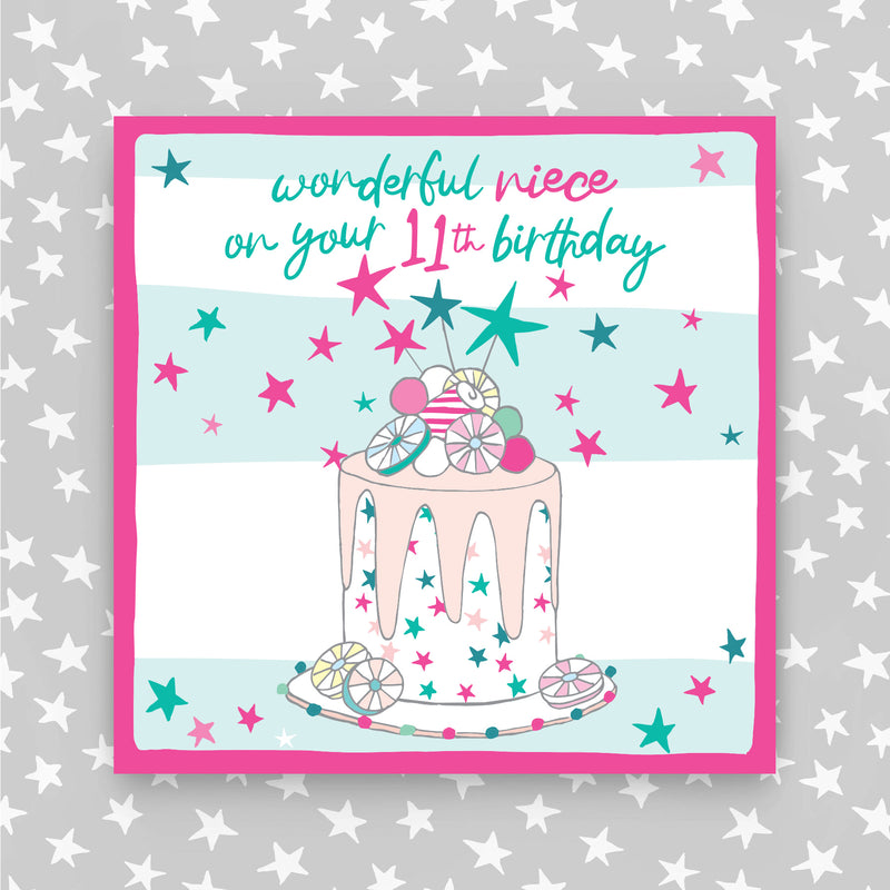 11th Birthday Greeting Card - Niece (NPH87)