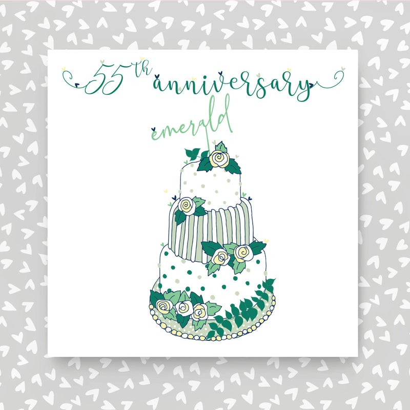 Emerald Wedding Anniversary Greeting Card (NTJ)