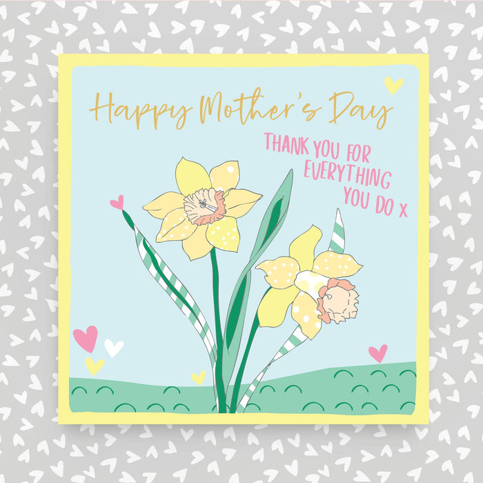 Happy Mother's Day Greeting Card - Thank you for everything you do (OC41)