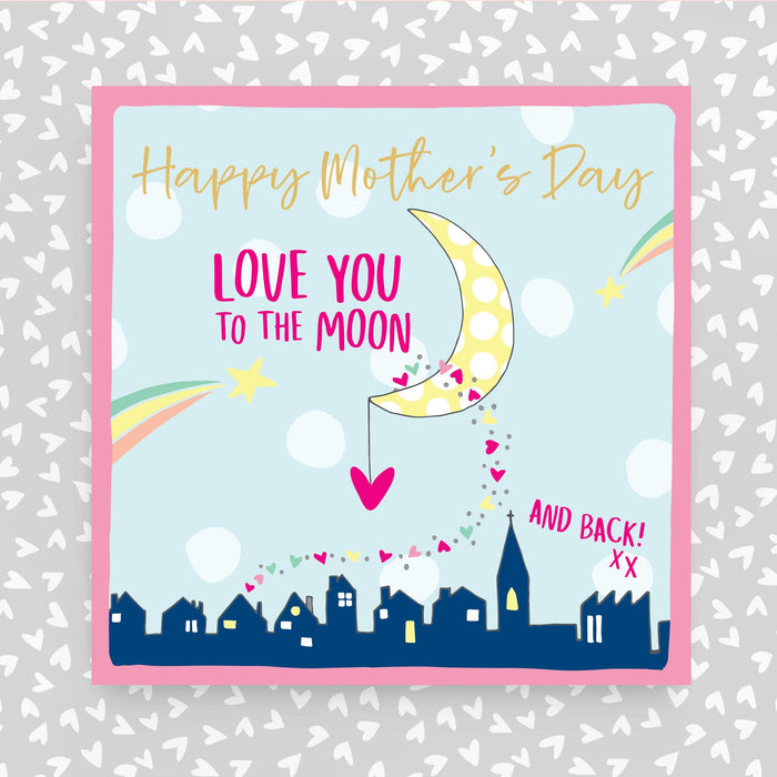 Happy Mother's Day Greeting Card - Love you to Moon and back xx (OC44)