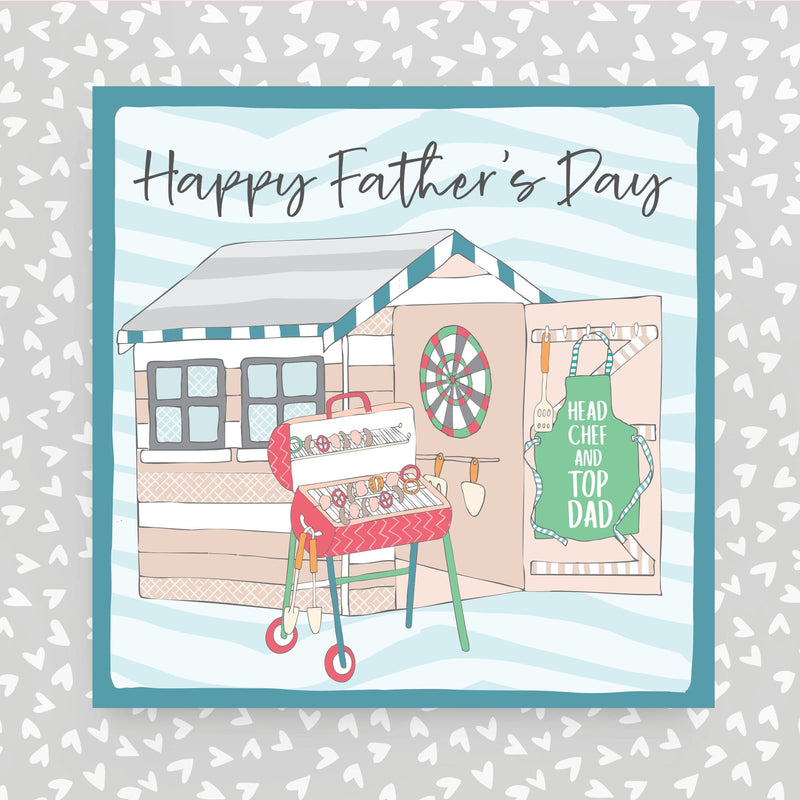 Happy Father's Day Greeting Card - Head Chef and Top Dad! (OC47)