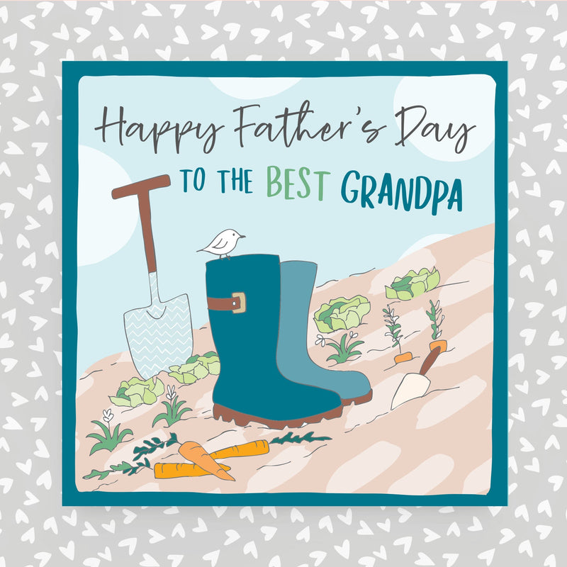 Happy Father's Day to the best Grandpa Greeting Card (OC54)