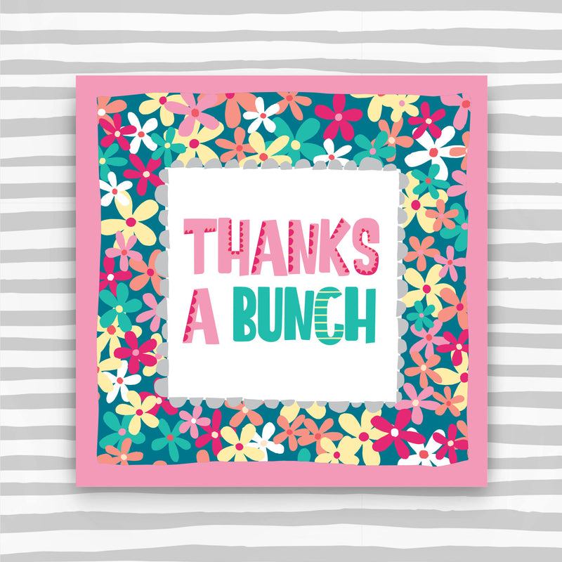 Thanks a Bunch Greeting Card (TF129)