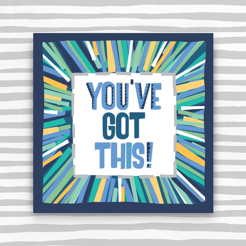 You've got this Greeting Card in blue colours (TF139)