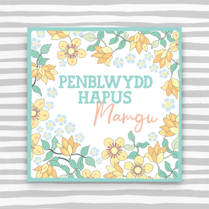 Welsh - Penblwydd Hapus Mamgu (Grandma) (WCK12)