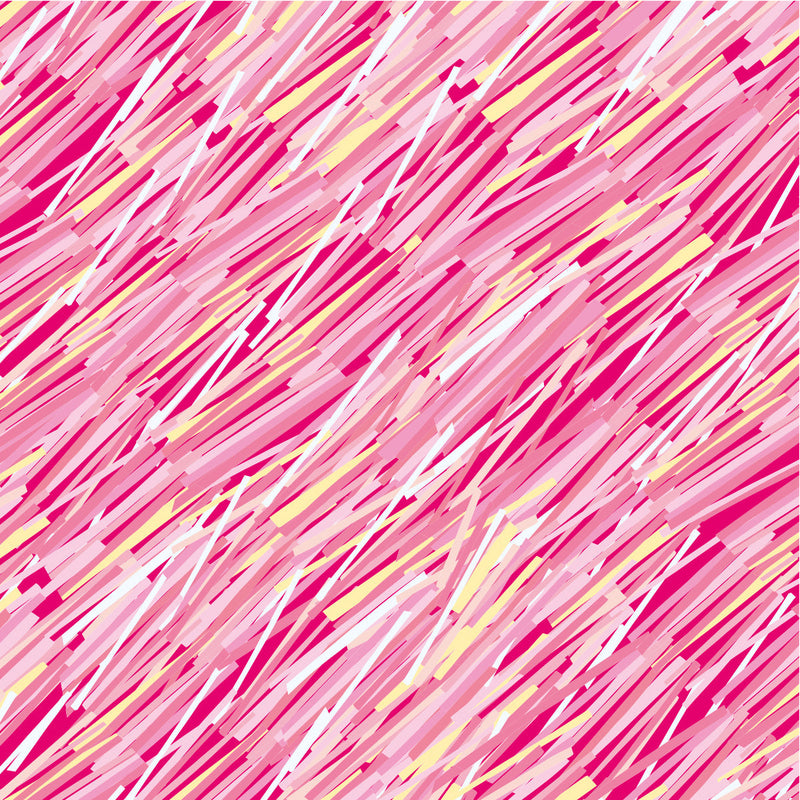Gift Wrap - Pink Layered Lines (2 sheets - WR69)