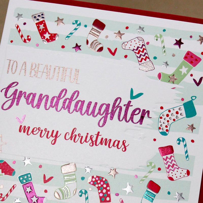 Beautiful Granddaughter Merry Christmas (XBS10)