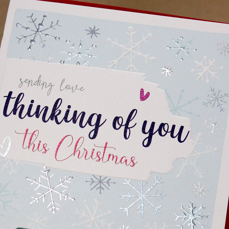 Sending Love Thinking of you Christmas Card (XBS14)
