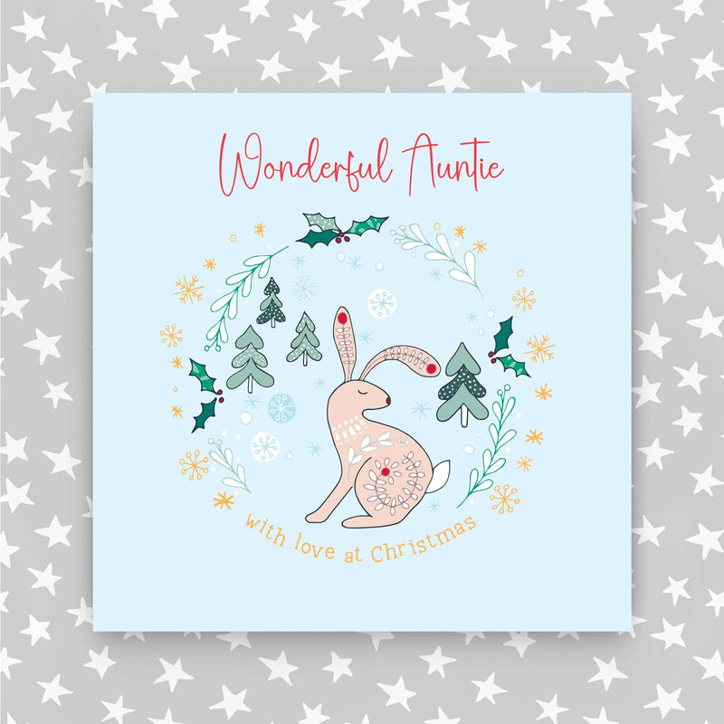 Wonderful Auntie Christmas Card (XGR102)