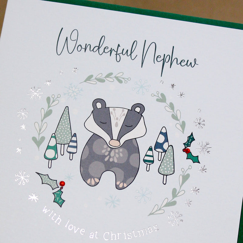 Wonderful Nephew Christmas Card (XGR103)