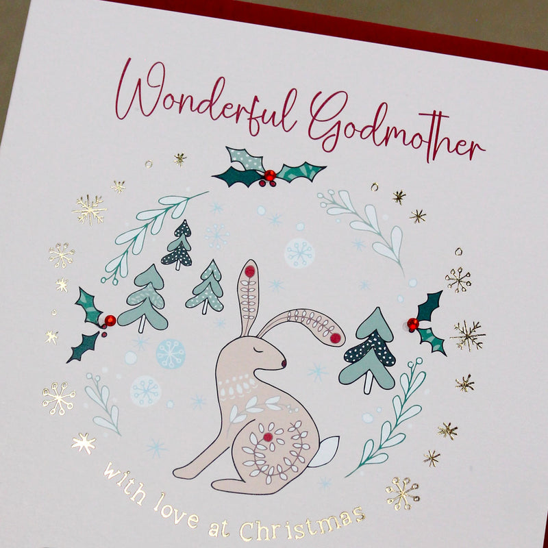 Wonderful Godmother Christmas Card (XGR107)