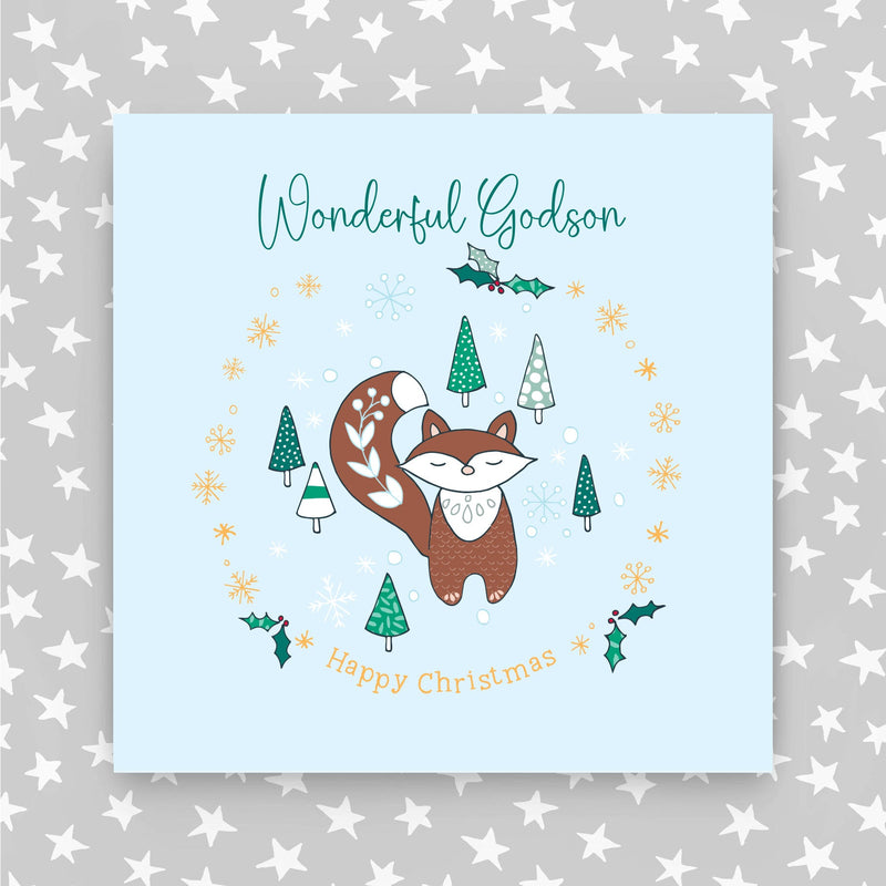 Wonderful Godson Christmas Card (XGR108)