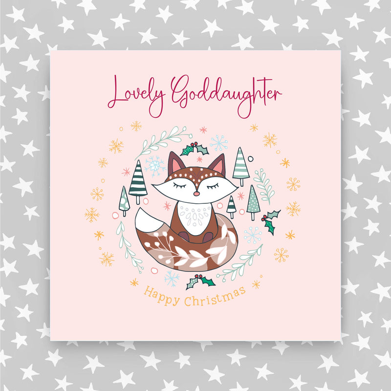 Lovely Goddaughter Christmas Card (XGR109)