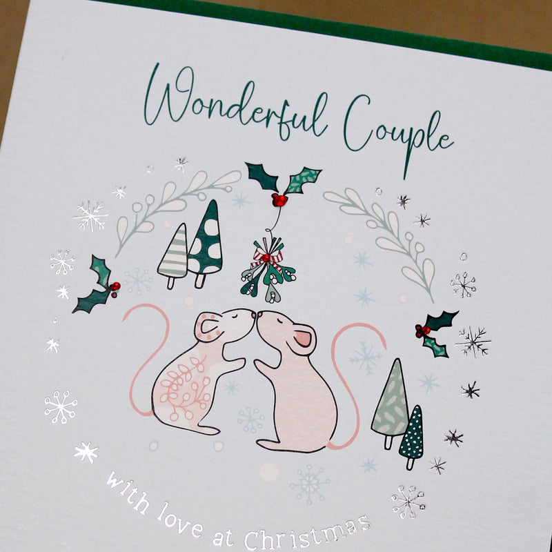 Wonderful Couple Christmas Card (XGR111)