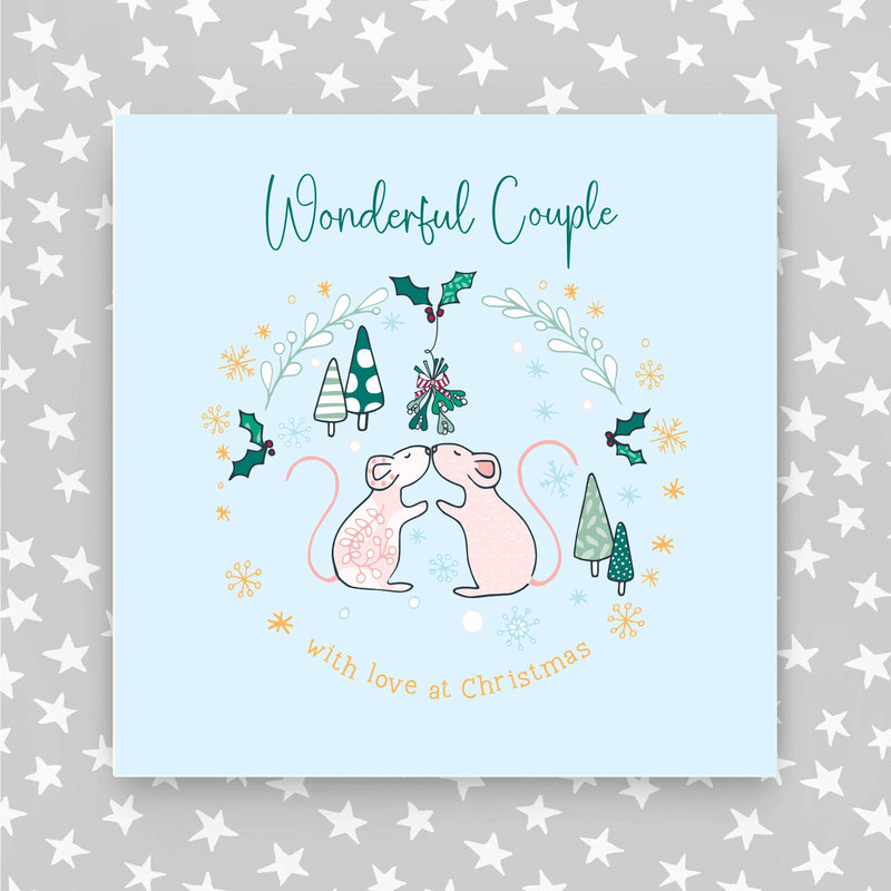Wonderful Couple Christmas Card (XGR111)
