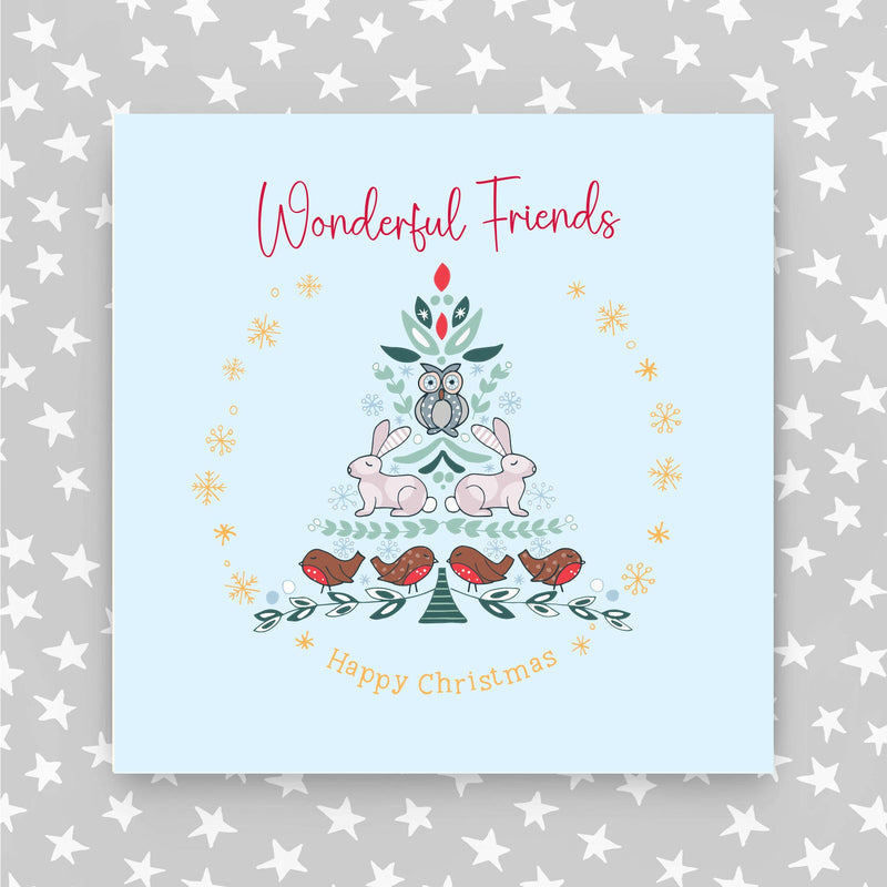 Wonderful Friends Christmas Card (XGR114)