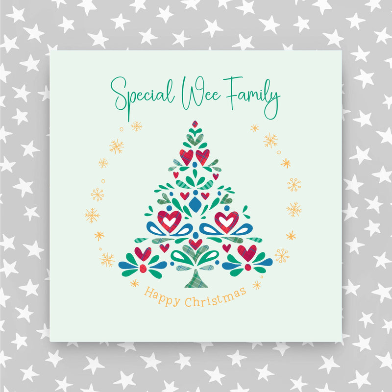 Scottish - Special Wee Family Christmas Card (XGR122)