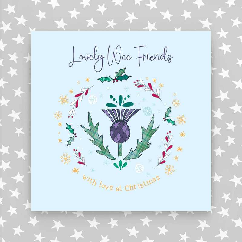 Scottish - Lovely Wee Friends Christmas Card (XGR123)