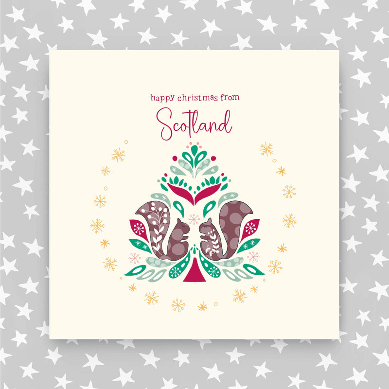 Scottish - Lovely Wee Friends Christmas Card (XGR123)