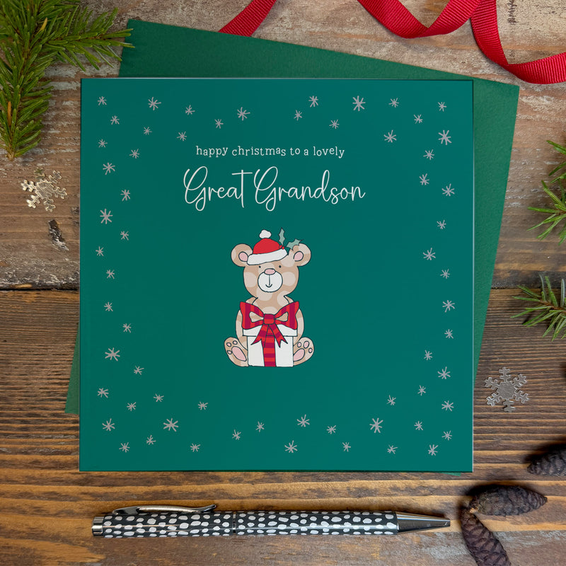 Happy Christmas to a Lovely Great Grandson (XGR13)