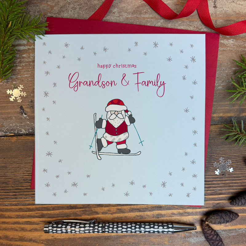Happy Christmas Grandson & Family (XGR27)