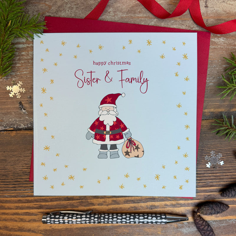 Happy Christmas Sister & Family (XGR30)