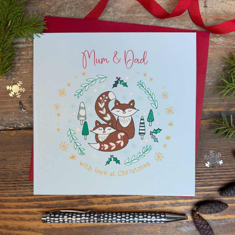 Mum & Dad Christmas Card (XGR67)