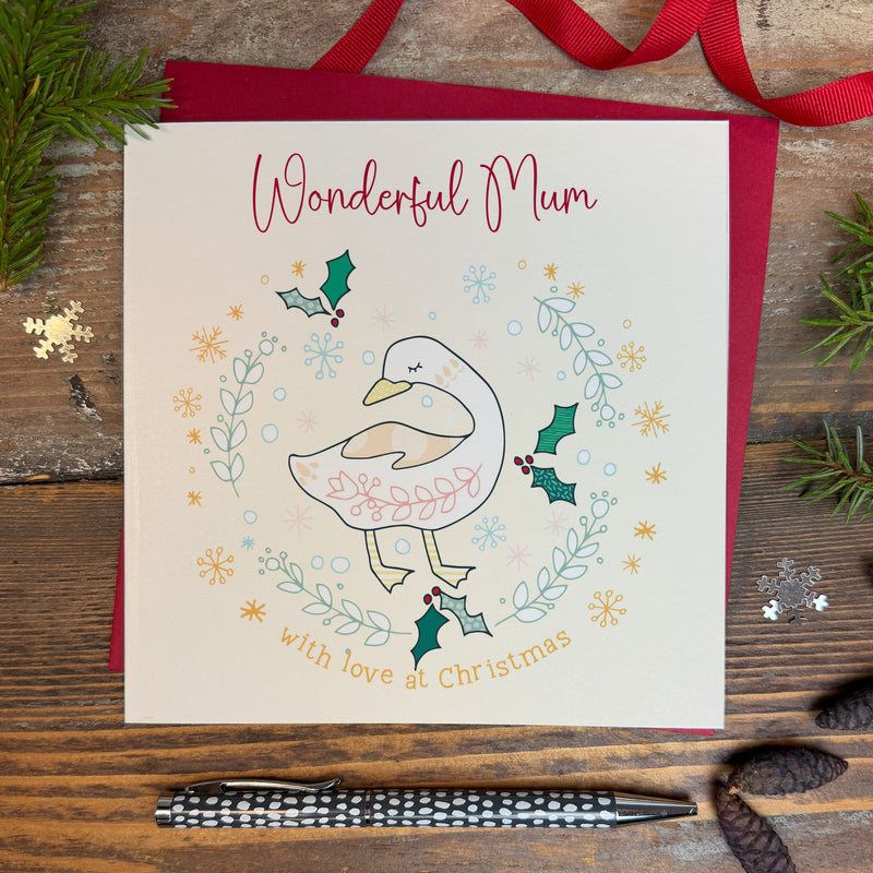 Wonderful Mum Christmas Card (XGR68)