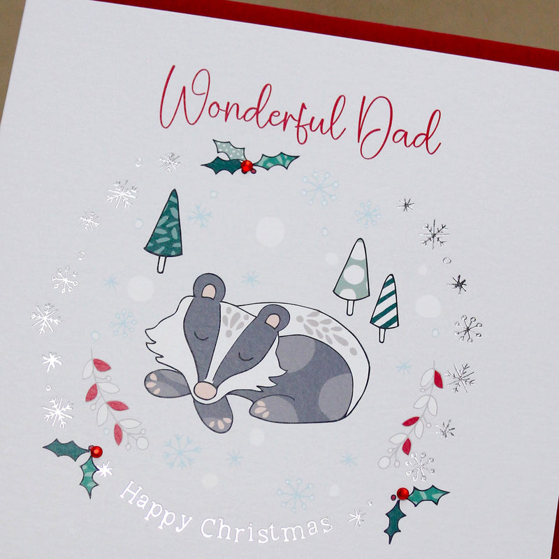 Wonderful Dad Christmas Card (XGR69)
