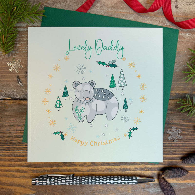 Lovely Daddy Christmas Card (XGR71)