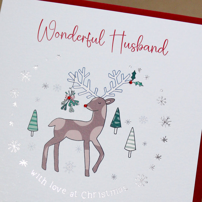 Wonderful Husband Christmas Card (XGR72)