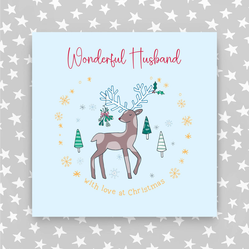 Wonderful Husband Christmas Card (XGR72)