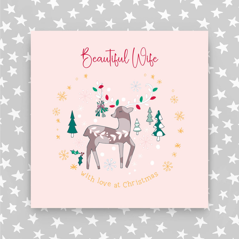 Beautiful Wife Christmas Card (XGR73)