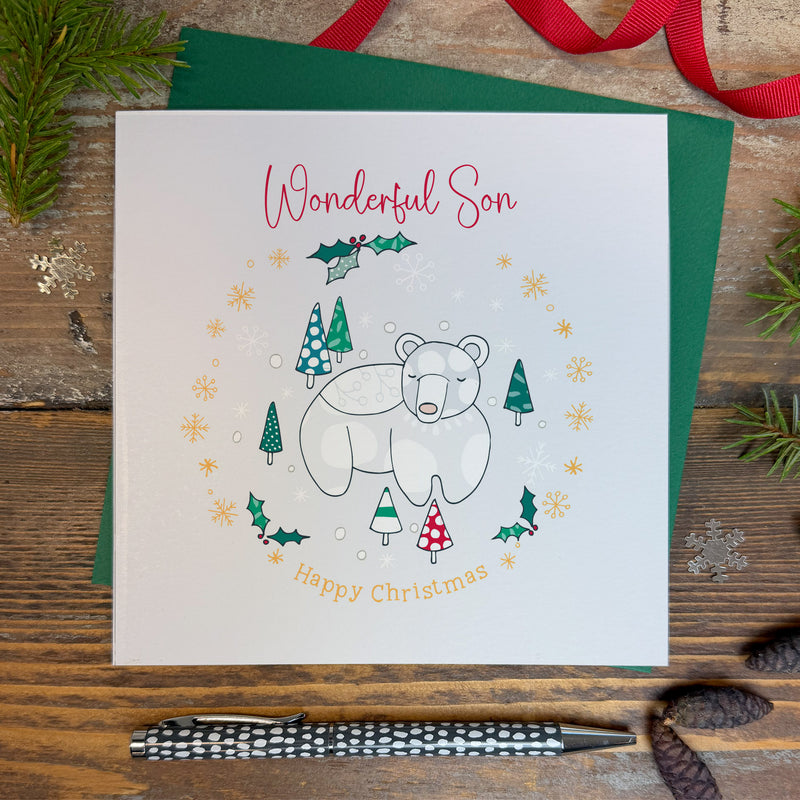 Wonderful Son Christmas Card (XGR75)