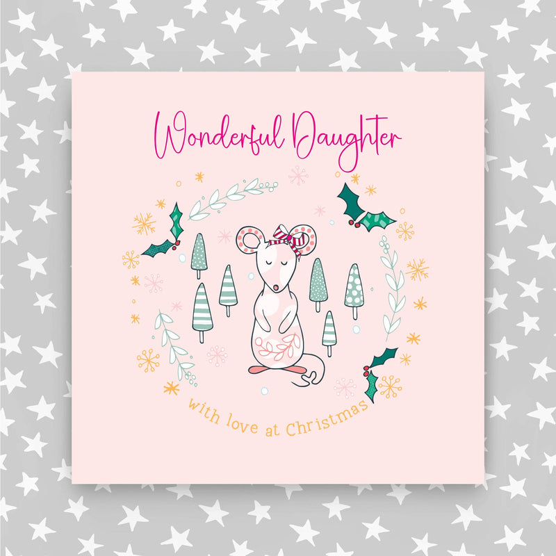 Wonderful Daughter Christmas Card (XGR76)
