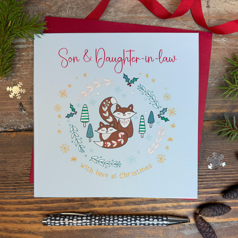 Son & Daughter in law Christmas Card (XGR77)