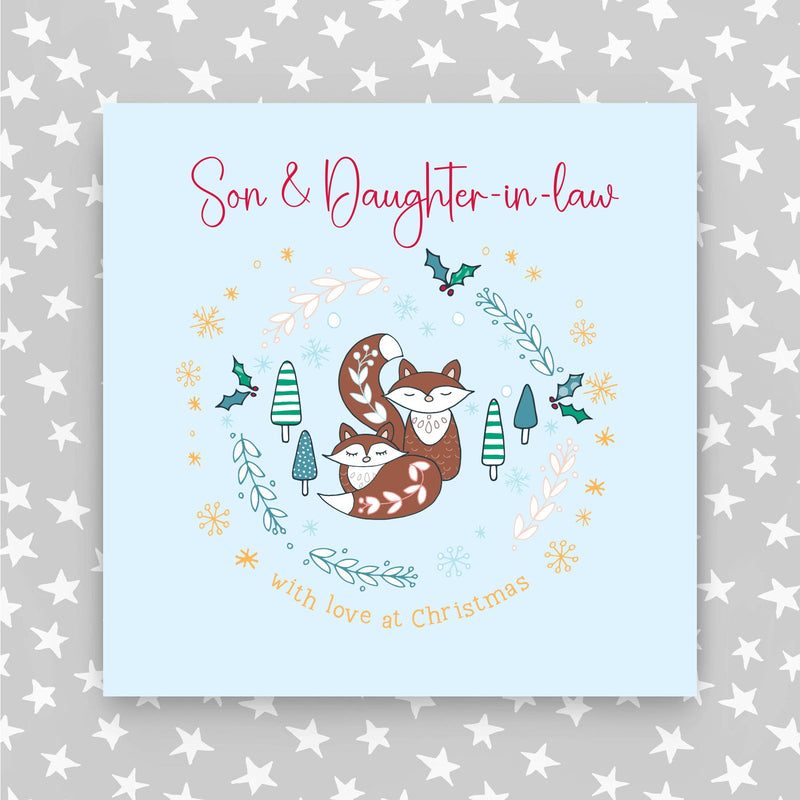 Son & Daughter in law Christmas Card (XGR77)