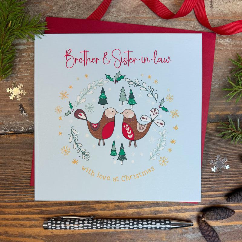 Brother And Sister In Law Christmas Card (XGR81)