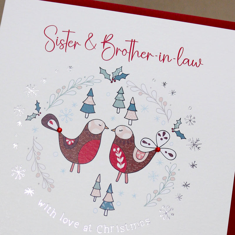 Sister And Brother In Law Christmas Card (XGR82)