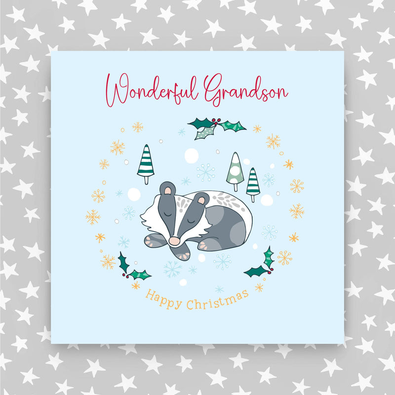 Wonderful Grandson Christmas Card (XGR83)