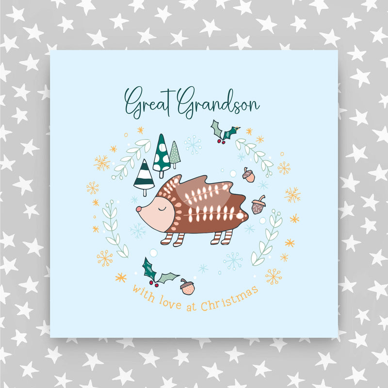 Great Grandson Christmas Card (XGR85)