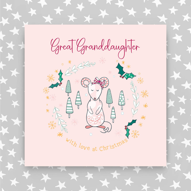 Great Granddaughter Christmas Card (XGR86)