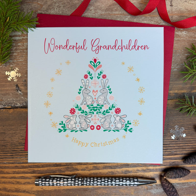 Wonderful Grandchildren Christmas Card (XGR87)