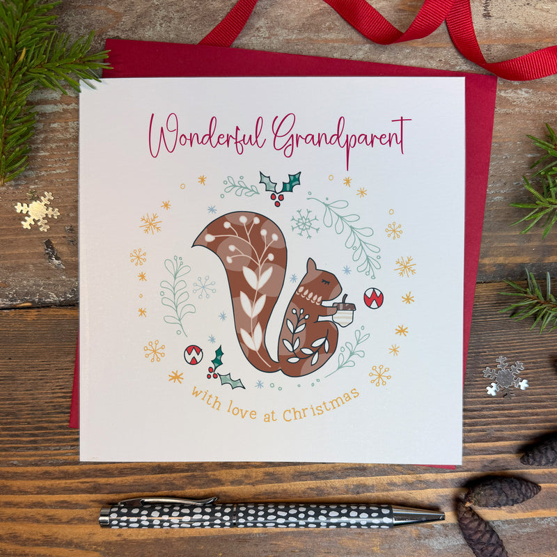 Wonderful Grandparent Christmas Card (XGR89)