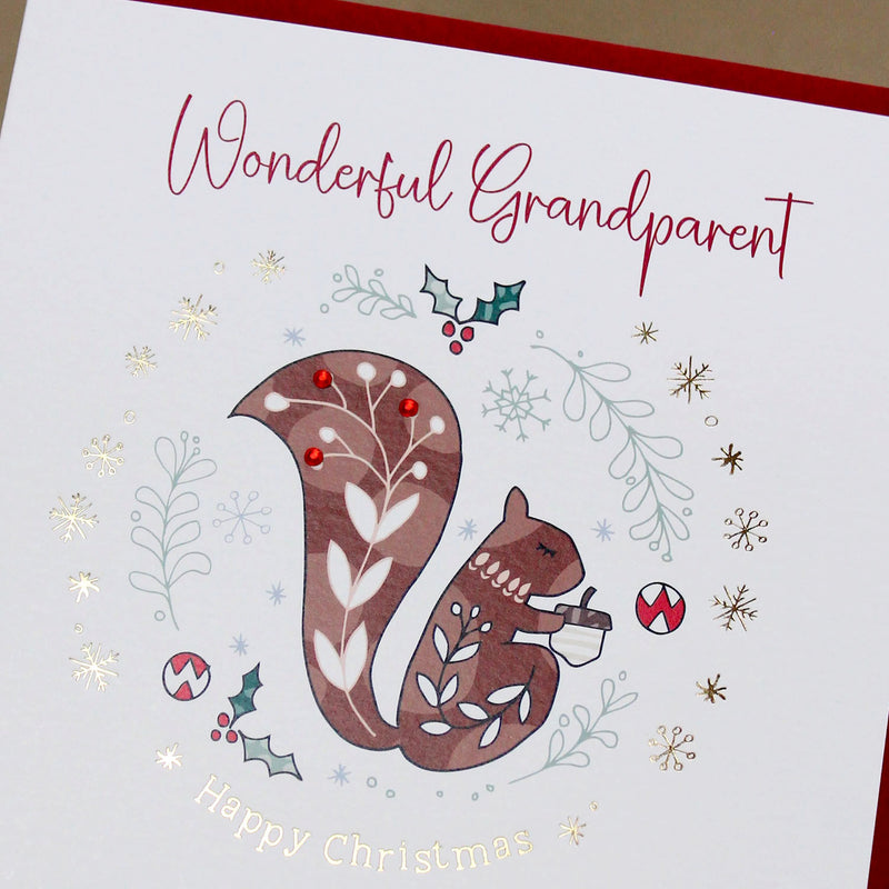 Wonderful Grandparent Christmas Card (XGR89)