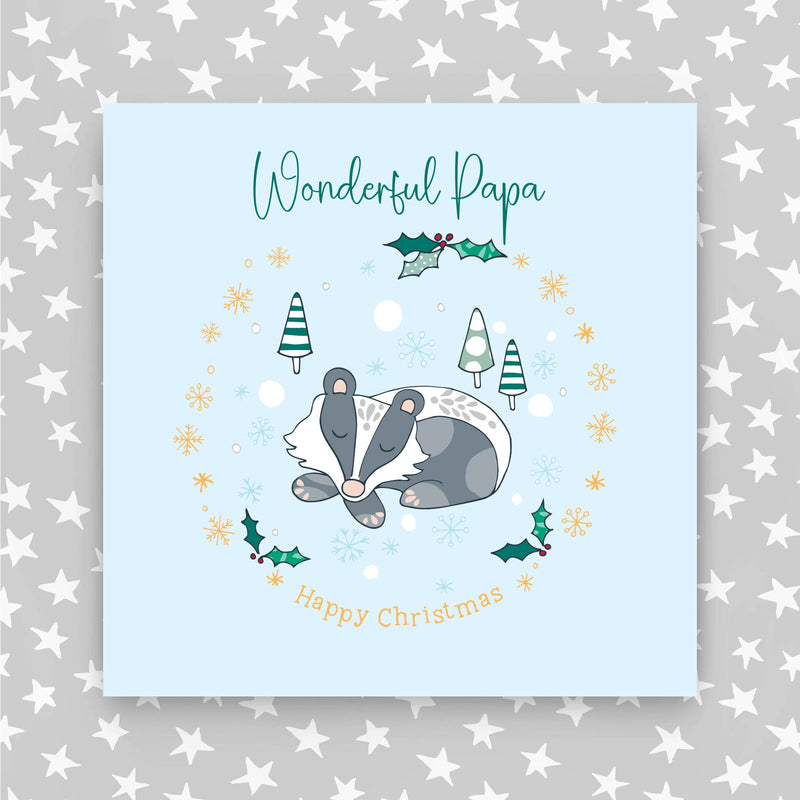Wonderful Papa Christmas Card (XGR93)