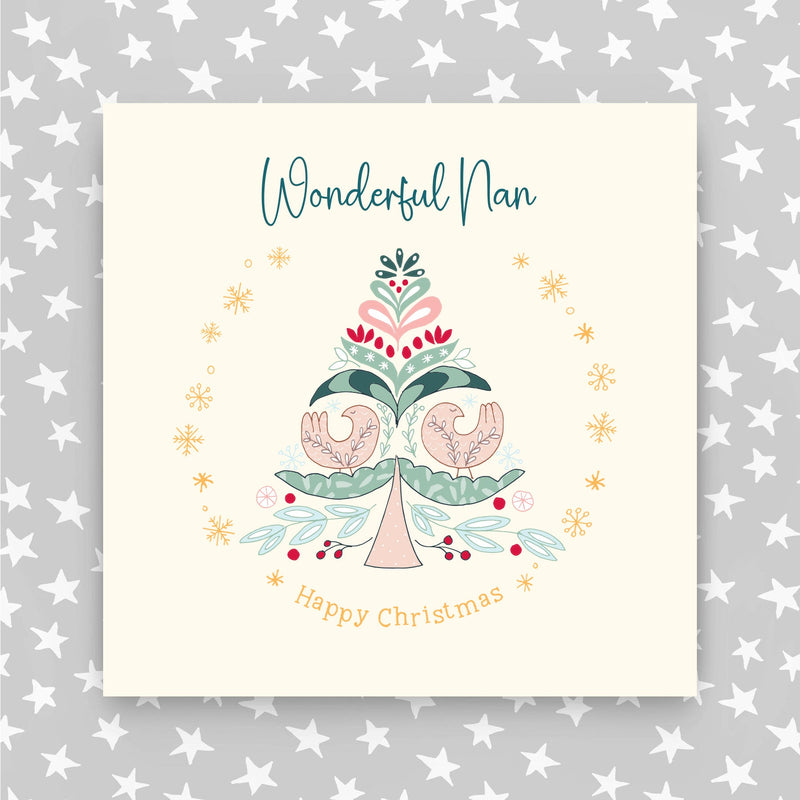 Wonderful Nan Christmas Card (XGR94)