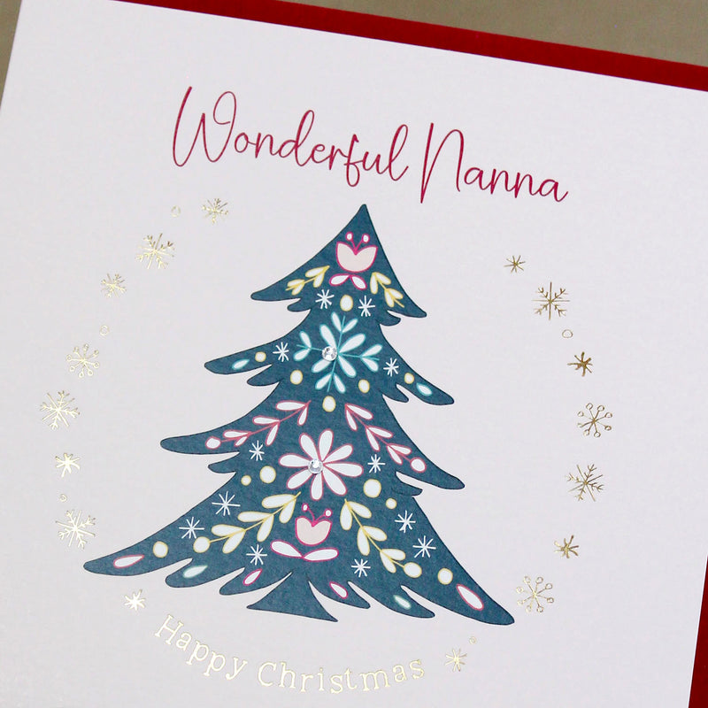 Wonderful Nanna Christmas Card (XGR95)