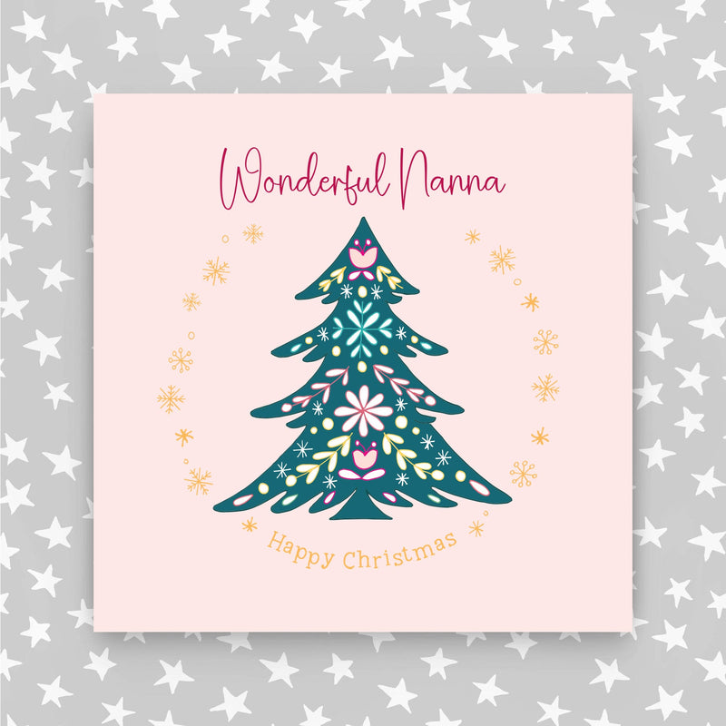 Wonderful Nanna Christmas Card (XGR95)