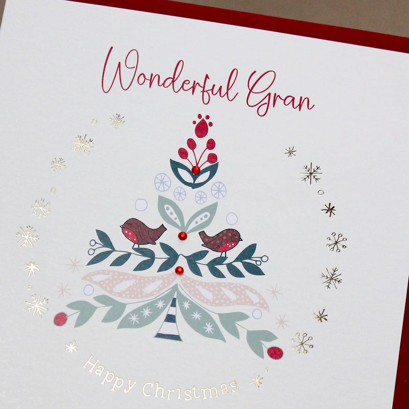 Wonderful Gran Christmas Card (XGR96)